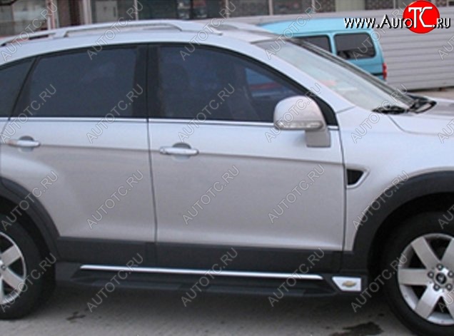 13 999 р. Пороги CT v2 Chevrolet Captiva  дорестайлинг (2006-2011)  с доставкой в г. Йошкар-Ола