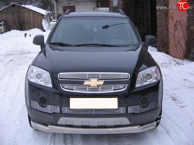 7 699 р. Декоративная вставка воздухозаборника Berkut Chevrolet Captiva  дорестайлинг (2006-2011)  с доставкой в г. Йошкар-Ола