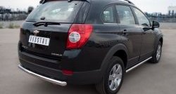 13 849 р. Защита порогов из круглой трубы диаметром 63 мм Russtal Chevrolet Captiva 1-ый рестайлинг (2011-2013) (Защита порогов с со скосами на торцах (вариант 1))  с доставкой в г. Йошкар-Ола. Увеличить фотографию 12