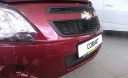 2 089 р. Нижняя сетка на бампер Russtal (черная) Chevrolet Cobalt седан дорестайлинг (2011-2016)  с доставкой в г. Йошкар-Ола. Увеличить фотографию 5