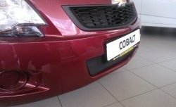 2 089 р. Нижняя сетка на бампер Russtal (черная) Chevrolet Cobalt седан дорестайлинг (2011-2016)  с доставкой в г. Йошкар-Ола. Увеличить фотографию 6