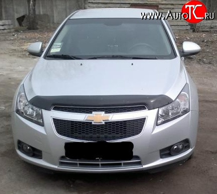 2 369 р. Дефлектор капота NovLine Chevrolet Cruze J300 седан рестайлинг (2012-2015)  с доставкой в г. Йошкар-Ола