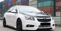 3 999 р. Накладка на передний бампер Extrime Chevrolet Cruze J305 хэтчбек дорестайлинг (2009-2012) (Неокрашенная)  с доставкой в г. Йошкар-Ола. Увеличить фотографию 3