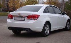 3 899 р. Диффузор заднего бампера Sport  Chevrolet Cruze  J300 (2009-2012) седан дорестайлинг (Текстурный пластик (шагрень))  с доставкой в г. Йошкар-Ола. Увеличить фотографию 2