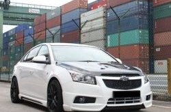 4 199 р. Пороги накладки Extrime Chevrolet Cruze J300 седан рестайлинг (2012-2015) (Неокрашенные)  с доставкой в г. Йошкар-Ола. Увеличить фотографию 3