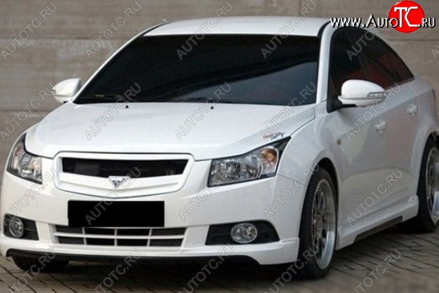 2 999 р. Решётка радиатора Road Runs style Chevrolet Cruze J300 седан рестайлинг (2012-2015) (Неокрашенная)  с доставкой в г. Йошкар-Ола