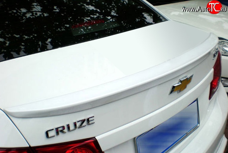 2 599 р. Лип спойлер M-VRS Chevrolet Cruze J300 седан дорестайлинг (2009-2012) (Неокрашенный)  с доставкой в г. Йошкар-Ола