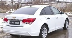 1 059 р. Защитная накладка на задний бампер RA Chevrolet Cruze J300 седан рестайлинг (2012-2015)  с доставкой в г. Йошкар-Ола. Увеличить фотографию 2