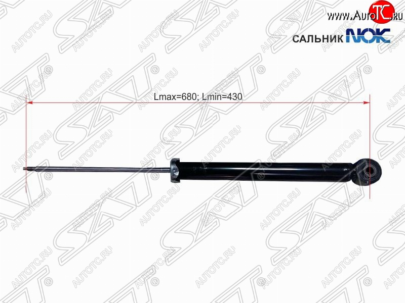 2 299 р. Амортизатор задний SAT (LH=RH) Chevrolet Cruze J300 седан дорестайлинг (2009-2012)  с доставкой в г. Йошкар-Ола