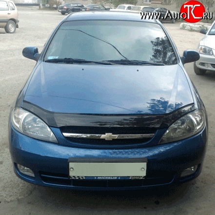 2 069 р. Дефлектор капота NovLine Chevrolet Lacetti хэтчбек (2002-2013)  с доставкой в г. Йошкар-Ола