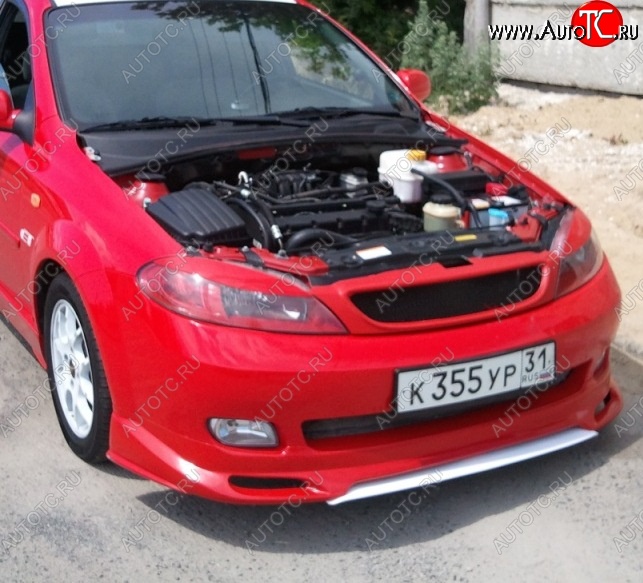 1 249 р. Нижняя планка для накладки переднего бампера CT 1 Chevrolet Lacetti хэтчбек (2002-2013) (Неокрашенная)  с доставкой в г. Йошкар-Ола