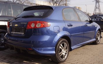 Накладка заднего бампера ATL Chevrolet (Шевролет) Lacetti (Лачетти)  хэтчбек (2002-2013) хэтчбек