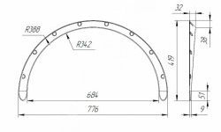 2 769 р. Универсальные накладки на колёсные арки RA (30 мм) Toyota Vitz XP10 хэтчбэк 3 дв. дорестайлинг (1999-2001) (Шагрень: 4 шт. (2 мм))  с доставкой в г. Йошкар-Ола. Увеличить фотографию 1