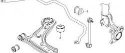 439 р. Полиуретановая втулка стабилизатора передней подвески Точка Опоры Chevrolet Rezzo (2000-2008)  с доставкой в г. Йошкар-Ола. Увеличить фотографию 2