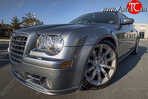 6 649 р. Накладка на передний бампер SRT 8 STYLE Chrysler 300C LX седан (2004-2011) (Неокрашенная)  с доставкой в г. Йошкар-Ола