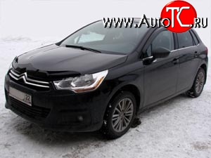 4 599 р. Дефлектор капота NovLine (хетчбек) CITROEN C4 B7 хэтчбэк 5 дв. (2011-2018)  с доставкой в г. Йошкар-Ола