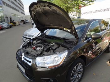 Упоры капота Russtal CITROEN DS4 PF1 дорестайлинг,хэтчбэк 5дв. (2010-2015)