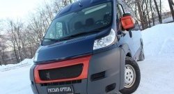 739 р. Реснички на фары RA CITROEN Jumper 250 (2006-2014) (Глянец под окраску, Неокрашенные)  с доставкой в г. Йошкар-Ола. Увеличить фотографию 3