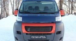 739 р. Реснички на фары RA CITROEN Jumper 250 (2006-2014) (Глянец под окраску, Неокрашенные)  с доставкой в г. Йошкар-Ола. Увеличить фотографию 2