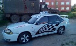 3 169 р. Высокий универсальный спойлер Кураж Opel Astra H седан рестайлинг (2007-2009) (Без места под стоп сигнал, Неокрашенный)  с доставкой в г. Йошкар-Ола. Увеличить фотографию 5