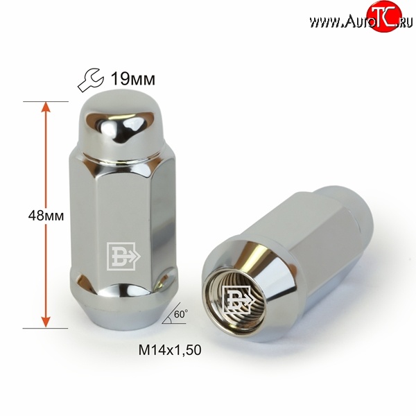 169 р. Колёсная гайка Вектор M14 1.5 Уаз Патриот 23632 2-ой рестайлинг пикап (2016-2025)