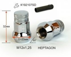 Колёсная гайка Вектор M12 1.25 ВИС 2346 бортовой грузовик дорестайлинг (1998-2016) 