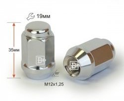 Колёсная гайка Вектор M12 1.25 Лада Калина 1118 седан (2004-2013) 