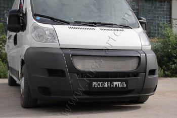 6 249 р. Решетка радиатора РА  Fiat Ducato  250 (2006-2014) (Сетка алюминиевая, неокрашенная)  с доставкой в г. Йошкар-Ола. Увеличить фотографию 2