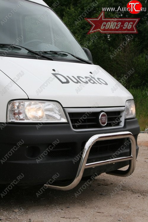 10 844 р. Защита переднего бампера Souz-96 (d60) Fiat Ducato 250 (2006-2014)  с доставкой в г. Йошкар-Ола