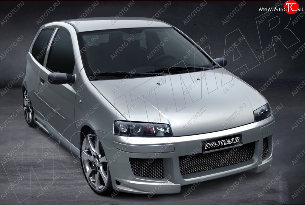 26 999 р. Передний бампер R1 Fiat Punto 188 хэтчбэк 3 дв. дорестайлинг (1999-2003)  с доставкой в г. Йошкар-Ола