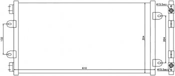 5 749 р. Радиатор кондиционера SAT (1.2) Fiat Punto 188 хэтчбэк 3 дв. дорестайлинг (1999-2003)  с доставкой в г. Йошкар-Ола. Увеличить фотографию 1