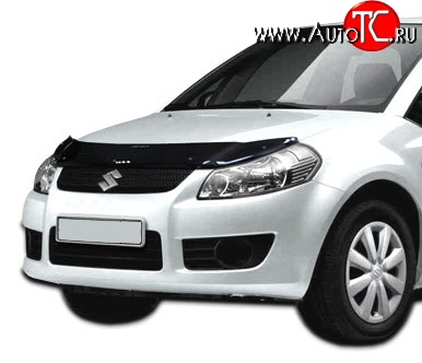 2 489 р. Дефлектор капота NovLine Suzuki SX4 YA21S,YB21S дорестайлинг, хэтчбэк (2006-2011)  с доставкой в г. Йошкар-Ола