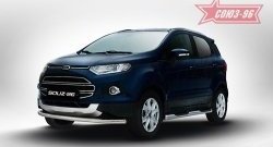 13 832 р. Защита переднего бампера одинарная Souz-96 (d60) Ford EcoSport дорестайлинг (2013-2019)  с доставкой в г. Йошкар-Ола. Увеличить фотографию 1