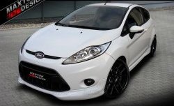 Накладка на передний бампер Maxton Ford Fiesta 6 хэтчбэк 5 дв. дорестайлинг (2008-2012)