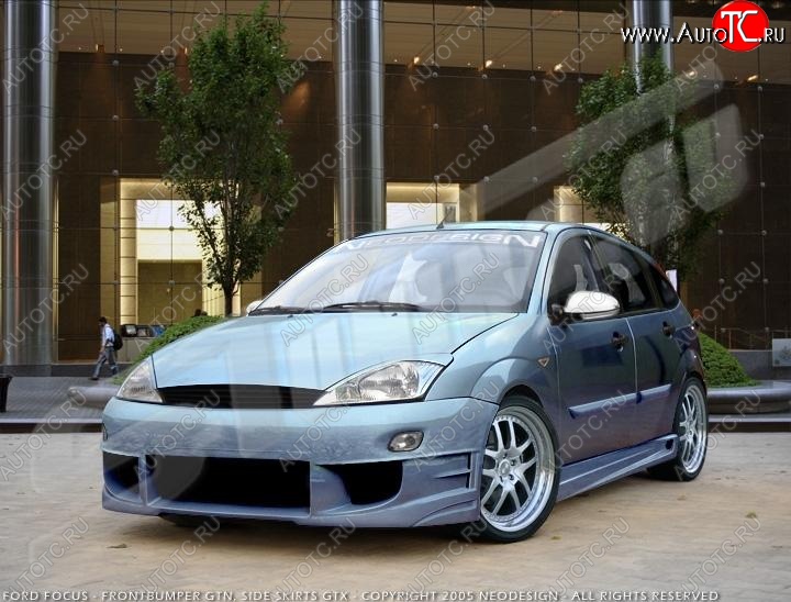 15 199 р. Пороги накладки ST1 Ford Focus 1 универсал дорестайлинг (1998-2002)  с доставкой в г. Йошкар-Ола