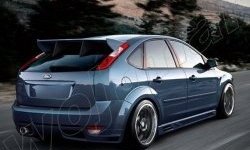 Задний бампер EVO Ford Focus 2 хэтчбэк 5 дв. дорестайлинг (2004-2008)