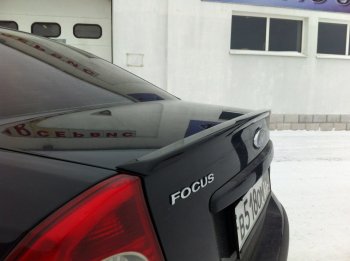 3 399 р. Лип спойлер АВТОКРАТ Ford Focus 2 седан рестайлинг (2007-2011) (Неокрашенный)  с доставкой в г. Йошкар-Ола. Увеличить фотографию 2