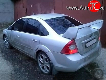 6 549 р. Спойлер EVO Design Ford Focus 2 седан рестайлинг (2007-2011) (Неокрашенный)  с доставкой в г. Йошкар-Ола