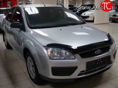 3 169 р. Дефлектор капота NovLine Ford Focus 2  седан дорестайлинг (2004-2008)  с доставкой в г. Йошкар-Ола