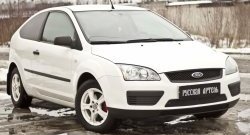 999 р. Зимняя заглушка решетки переднего бампера РА Ford Focus 2  седан дорестайлинг (2004-2008)  с доставкой в г. Йошкар-Ола. Увеличить фотографию 4