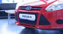 1 839 р. Сетка на бампер Novline Ford Focus 3 универсал дорестайлинг (2010-2015)  с доставкой в г. Йошкар-Ола. Увеличить фотографию 3