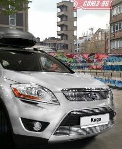 Декоративная вставка воздухозаборника в бампер Souz-96 Ford Kuga 1 (2008-2013)