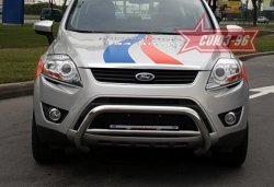 Защита переднего бампера Souz-96 (d60) Ford Kuga 1 (2008-2013)