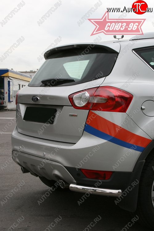 7 649 р. ЗЗащита заднего бампера Souz-96 (d60 mm) Ford Kuga 1 (2008-2013)  с доставкой в г. Йошкар-Ола