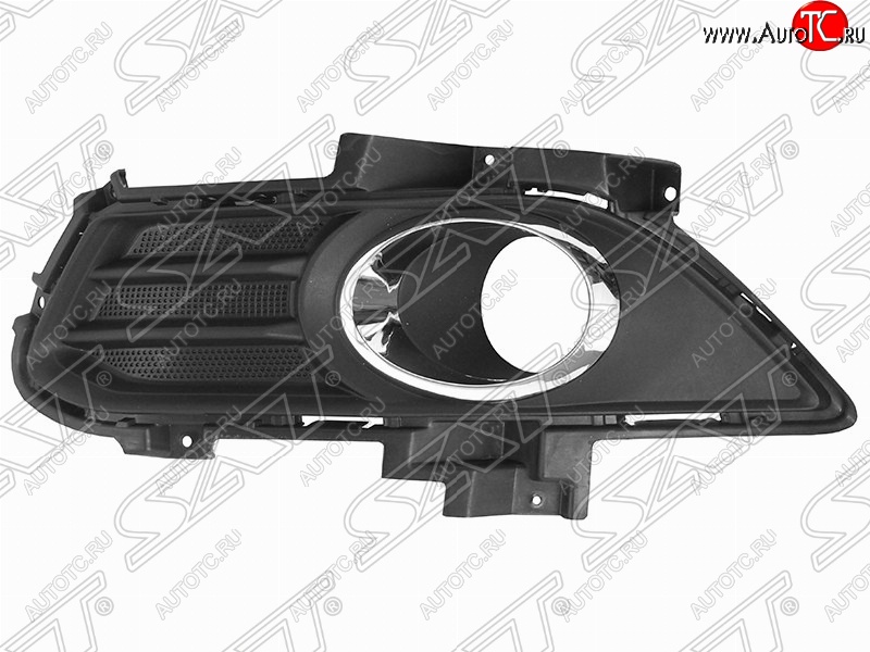 819 р. Левая рамка противотуманной фары SAT (хром)  Ford Mondeo  MK5 CD391 (2014-2018) дорестайлинг седан  с доставкой в г. Йошкар-Ола