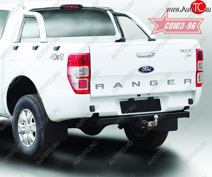 8 594 р. Фаркоп Souz-96 Ford Ranger DoubleCab дорестайлинг (2011-2016)  с доставкой в г. Йошкар-Ола