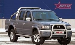 Защита переднего бампера Souz-96 (d76) Ford Ranger (2006-2009)