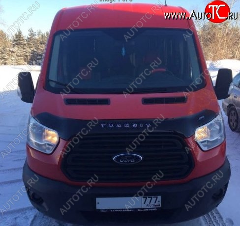 999 р. Дефлектор капота Russtal (вариант Б) Ford Transit цельнометаллический фургон (2014-2022)  с доставкой в г. Йошкар-Ола