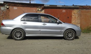 3 699 р. Пороги накладки Сток 2л Mitsubishi Lancer 9 1-ый рестайлинг седан (2003-2005) (Неокрашенные)  с доставкой в г. Йошкар-Ола. Увеличить фотографию 10