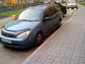 2 819 р. Пластиковые пороги Sport V2 Ford Focus 1 универсал дорестайлинг (1998-2002)  с доставкой в г. Йошкар-Ола. Увеличить фотографию 3